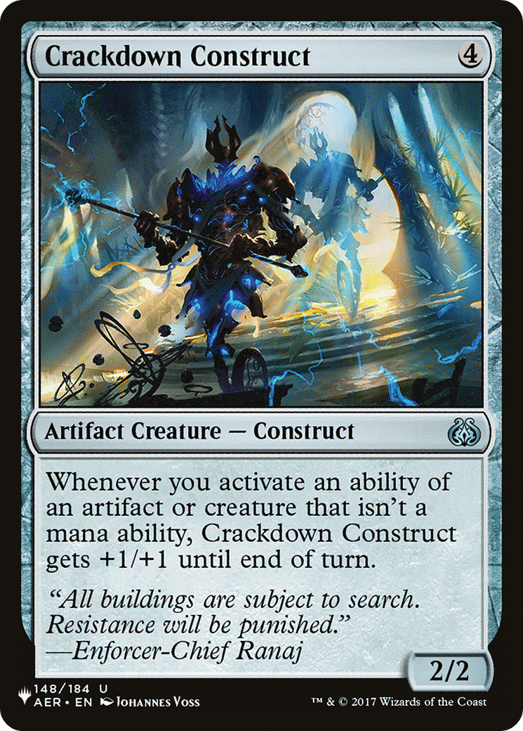 Crackdown Construct (LIST-AER-148) -