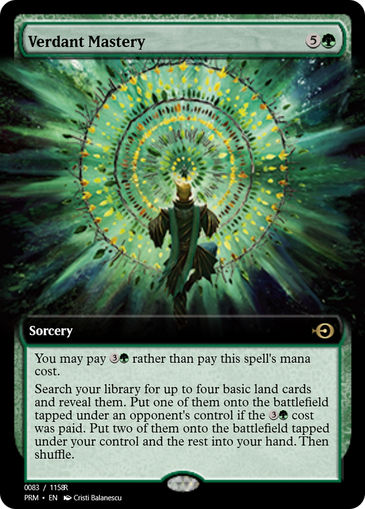 Verdant Mastery (PRM-90138) -  Foil