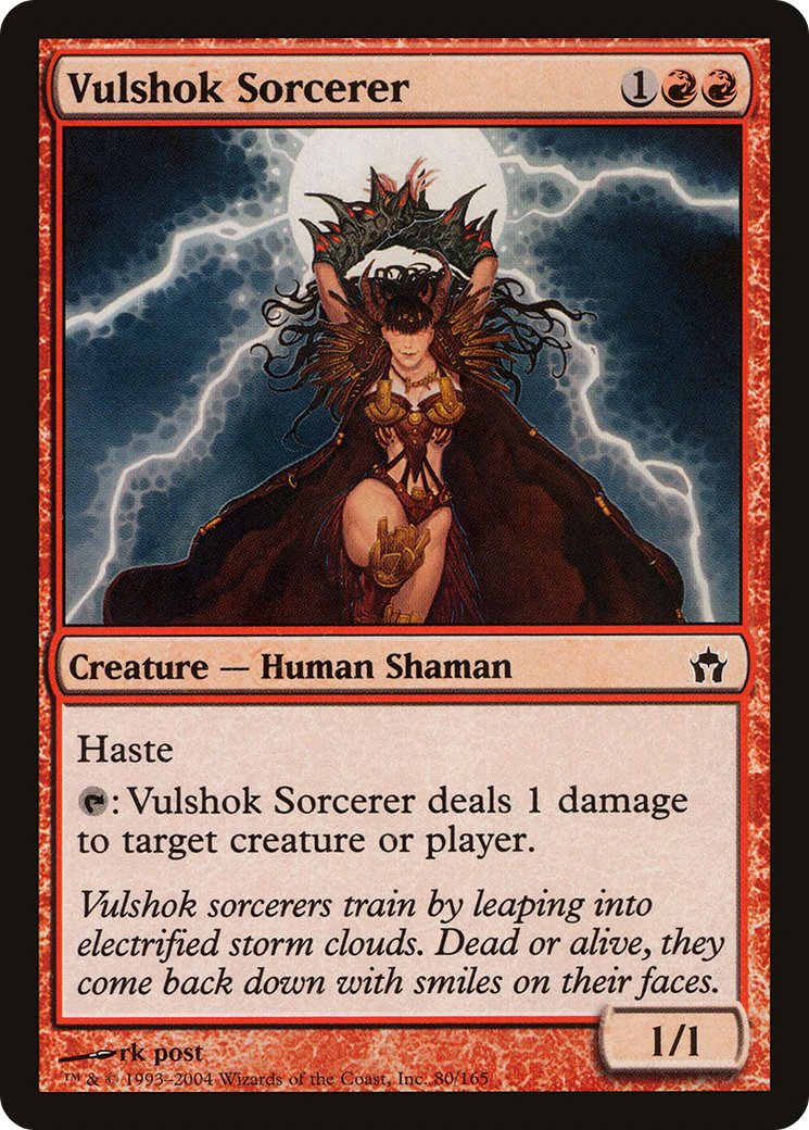 Vulshok Sorcerer (5DN-080) -  Foil