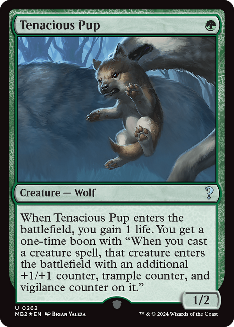 Tenacious Pup (MB2-262) -  Foil