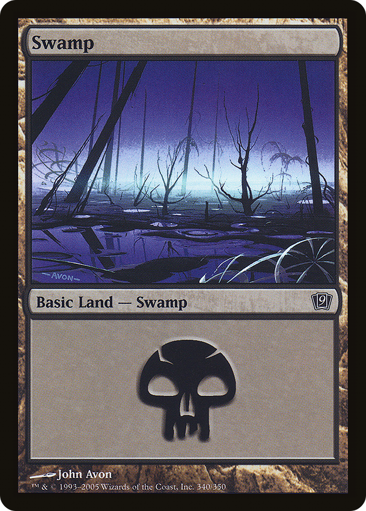 Swamp (9ED-340★) -  Foil