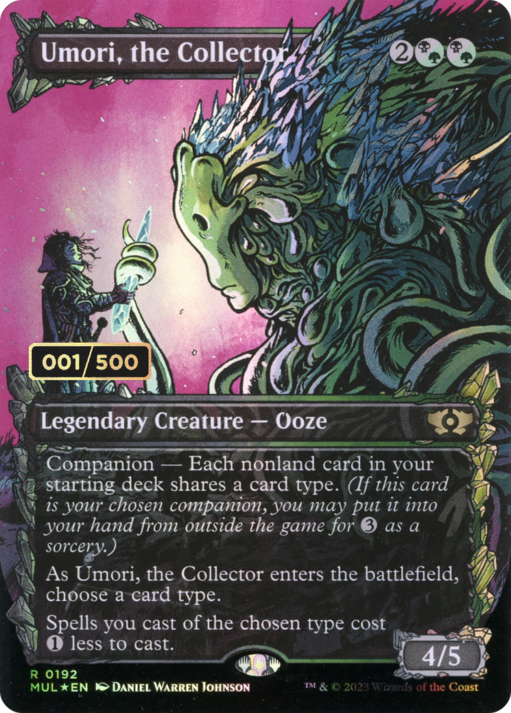 Umori, the Collector (MUL-192Z) - : (Showcase) (Borderless) Foil