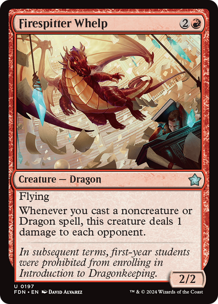 Firespitter Whelp (FDN-197) -  Foil