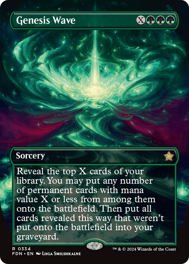 Genesis Wave (FDN-334) -  (Borderless) Foil