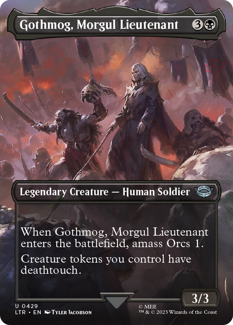 Gothmog, Morgul Lieutenant (LTR-429) -  (Borderless) Foil