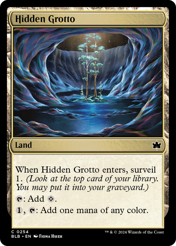 Hidden Grotto (BLB-254) -  Foil