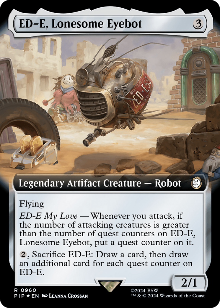 ED-E, Lonesome Eyebot (PIP-960) - : (Extended Art) Foil