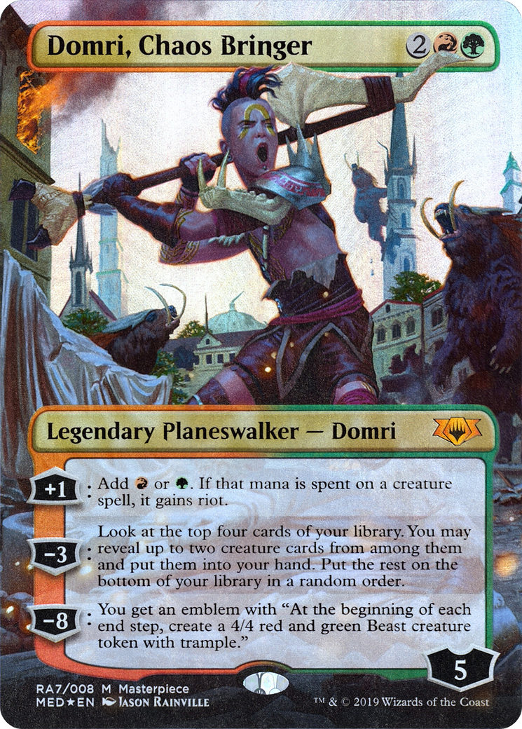 Domri, Chaos Bringer (MED2-RA7) -  (Borderless) Foil