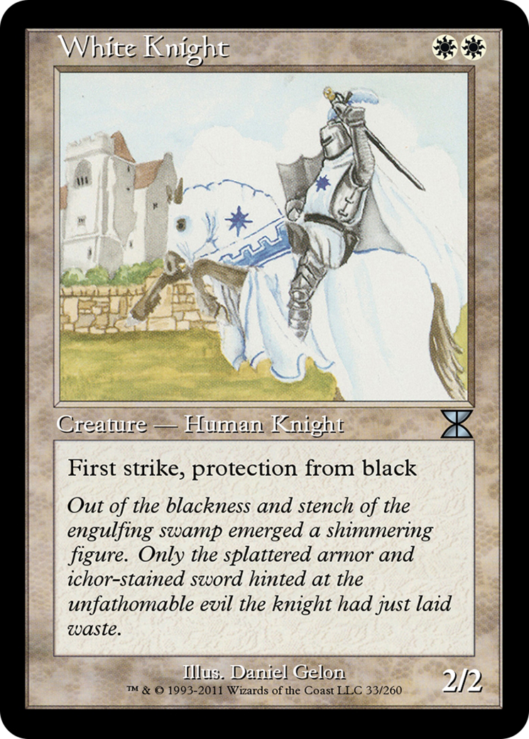 White Knight (ME4-033) -  Foil