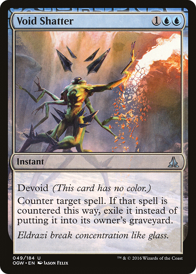 Void Shatter (OGW-049) - : (devoid) Foil