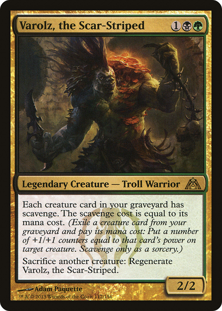 Varolz, the Scar-Striped (DGM-112) -  Foil