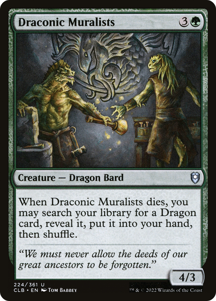 Draconic Muralists (CLB-224) -