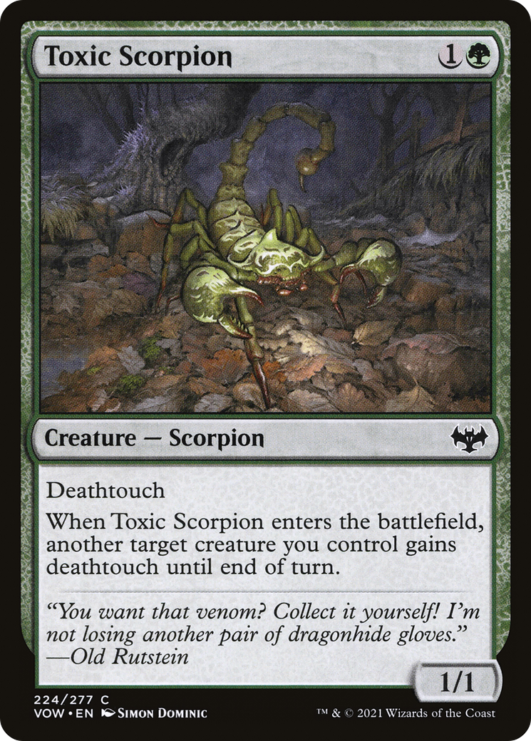 Toxic Scorpion (VOW-224) -