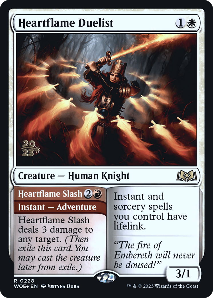 Heartflame Duelist // Heartflame Slash (PRE-228S) -  Foil