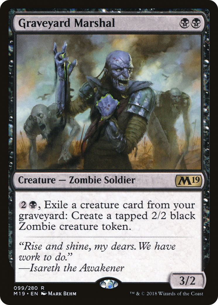 Graveyard Marshal (M19-099) -  Foil