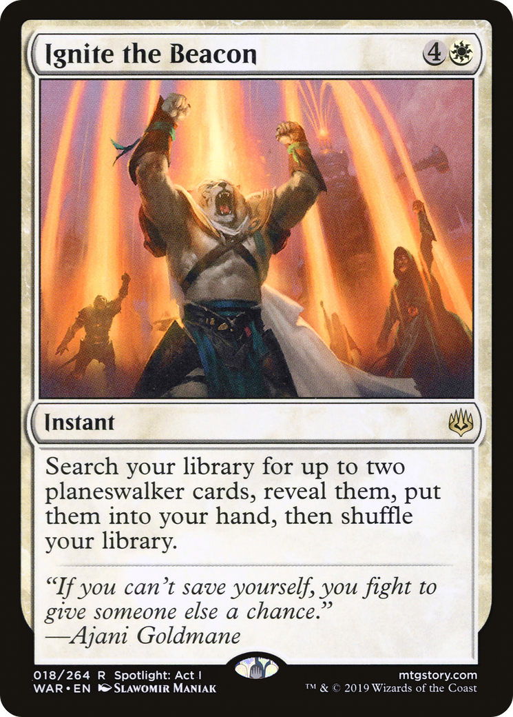 Ignite the Beacon (WAR-018) -  Foil