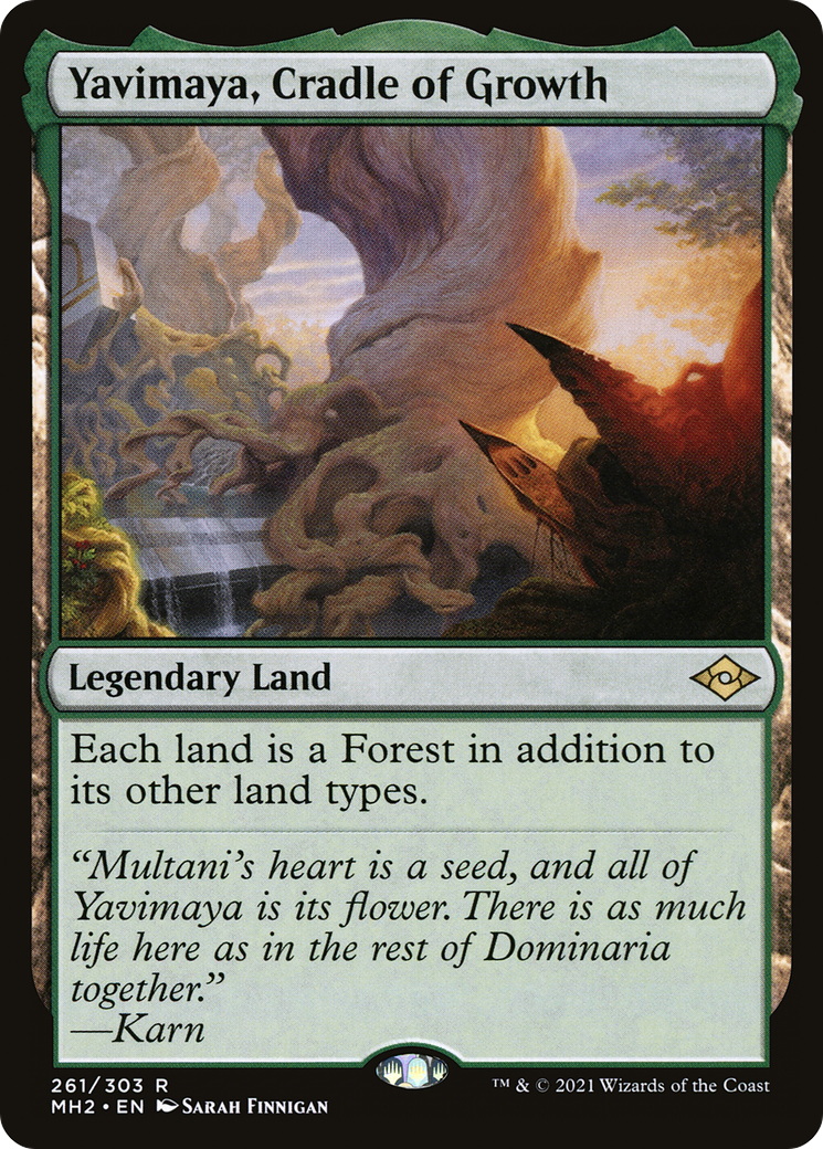 Yavimaya, Cradle of Growth (MH2-261) -  Foil