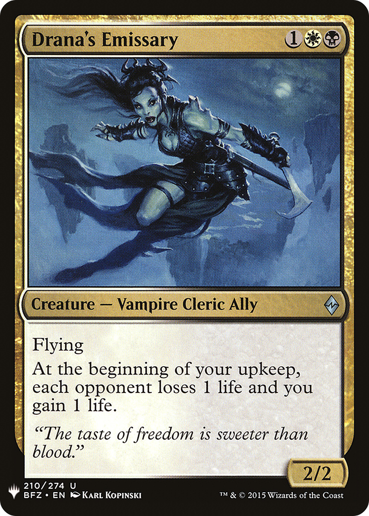 Drana's Emissary (LIST-BFZ-210) -