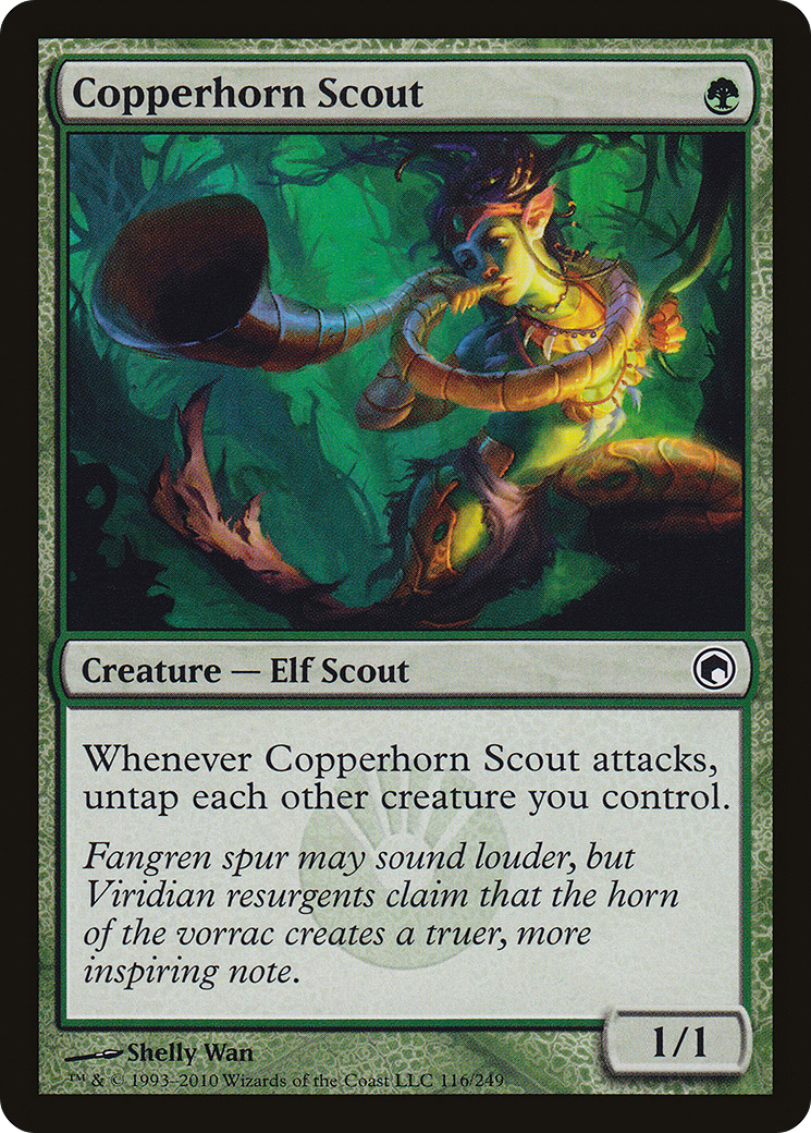 Copperhorn Scout (SOM-116) -  Foil