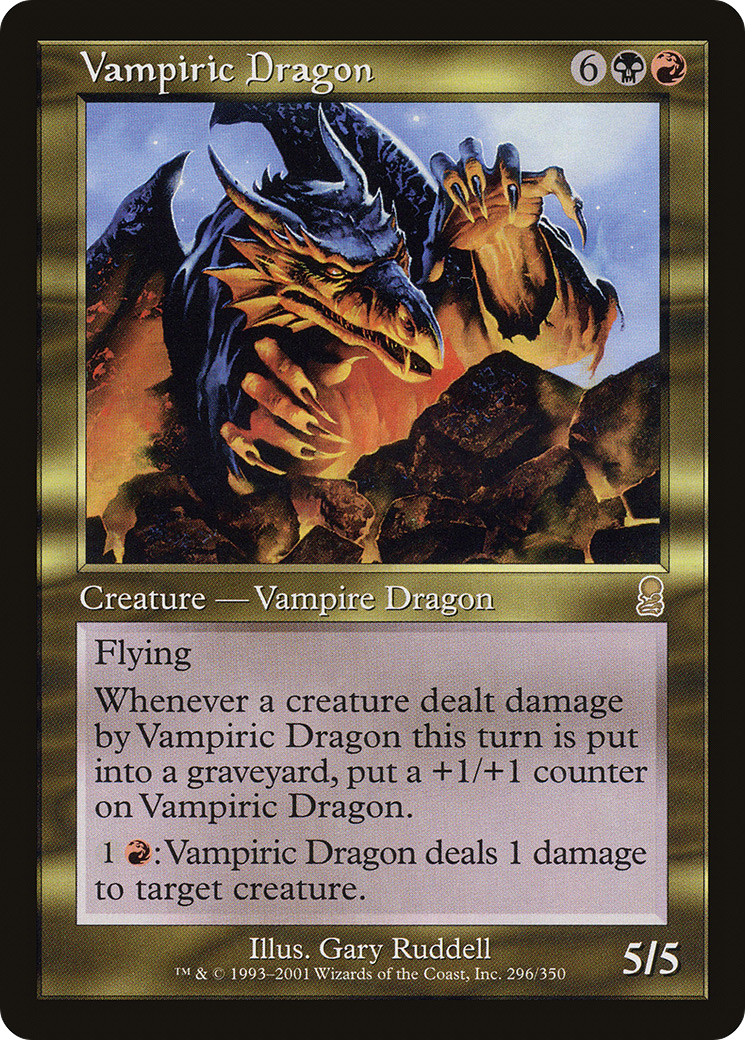 Vampiric Dragon (ODY-296) -  Foil