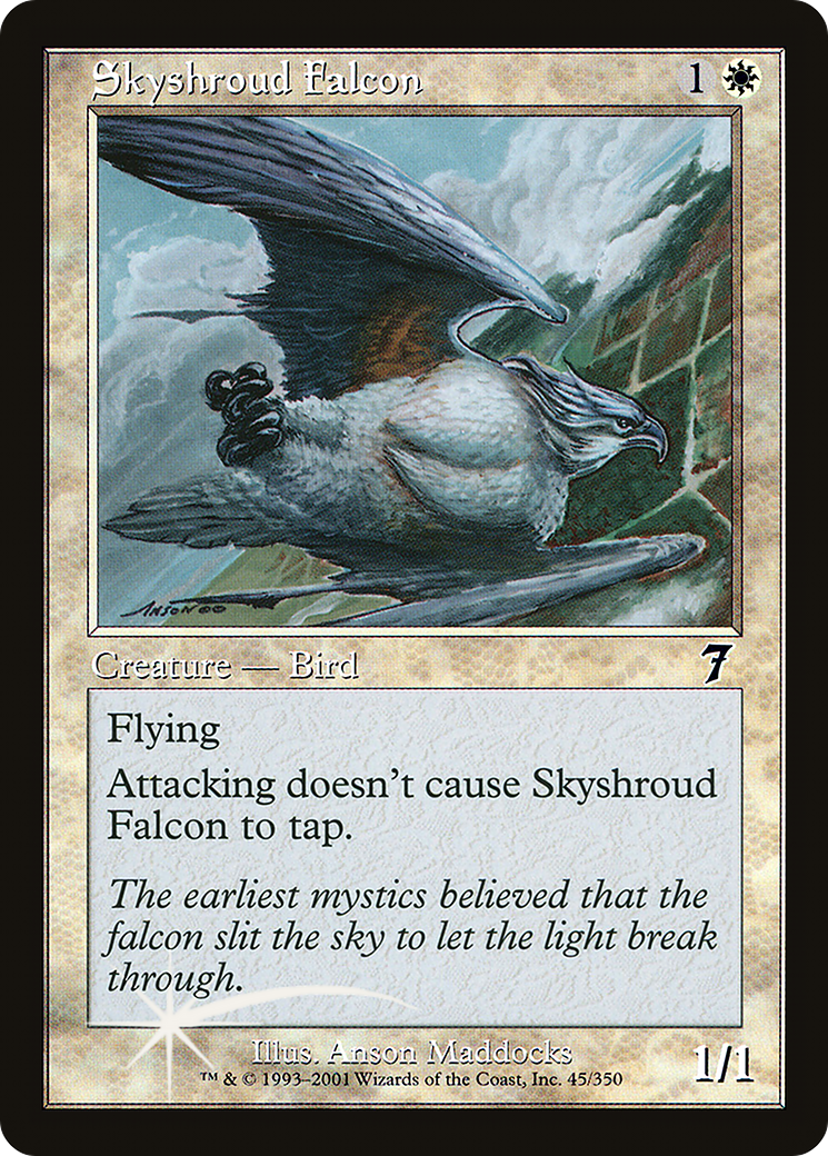 Skyshroud Falcon (7ED-45★) -  Foil