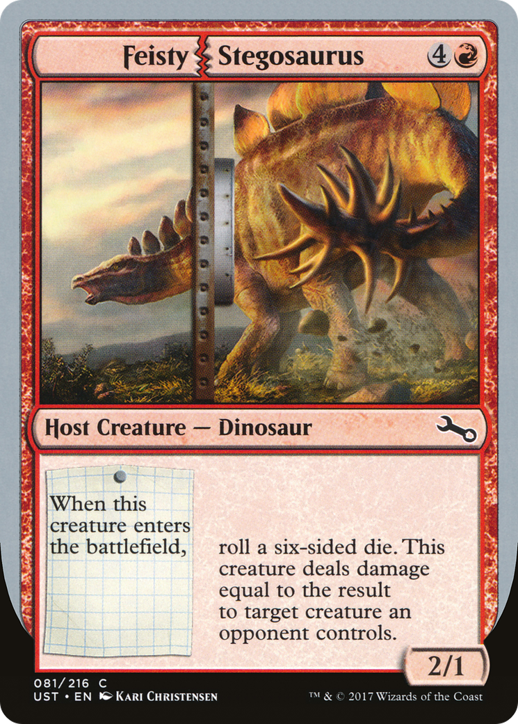 Feisty Stegosaurus (UST-081) -