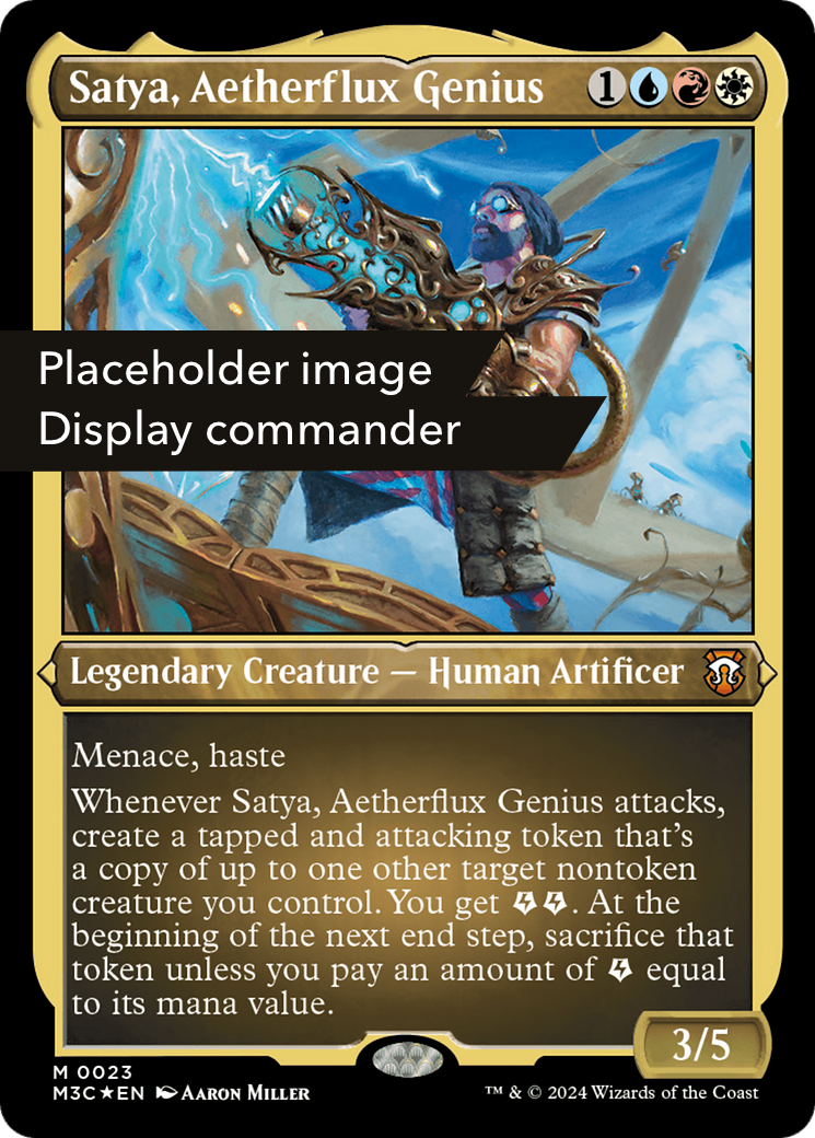 Satya, Aetherflux Genius (M3C-150) -  Etched Foil