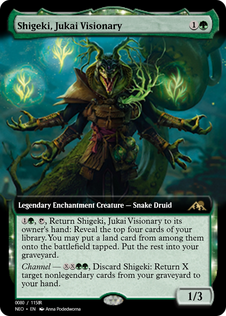 Shigeki, Jukai Visionary (PRM-98023) - : (enchantment) Foil