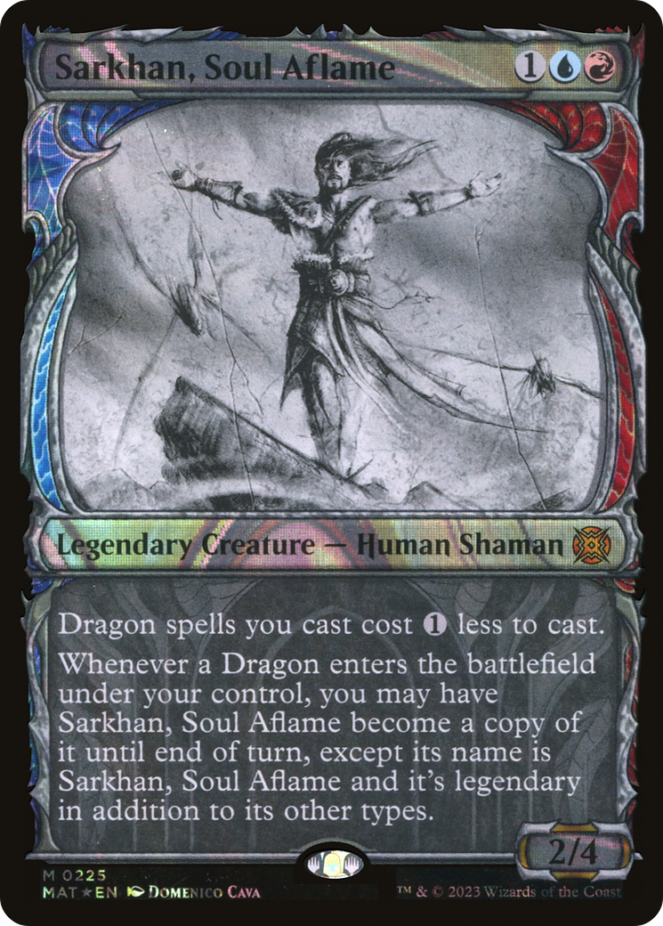 Sarkhan, Soul Aflame (MAT-225) - : (Showcase) Foil