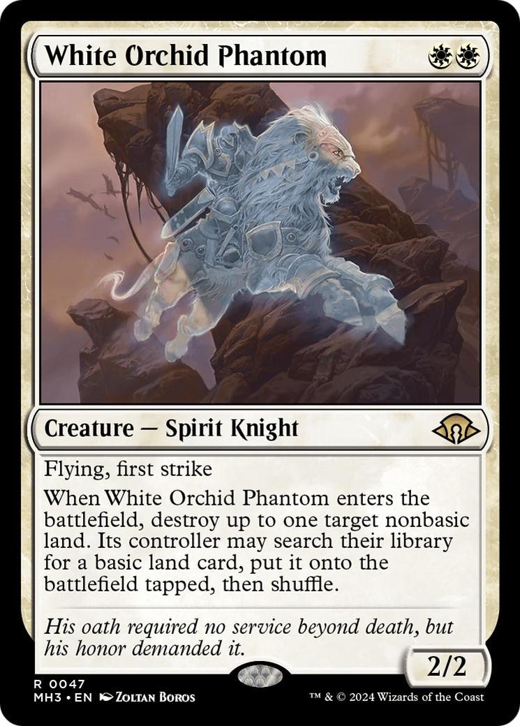 White Orchid Phantom (MH3-047) -  Foil