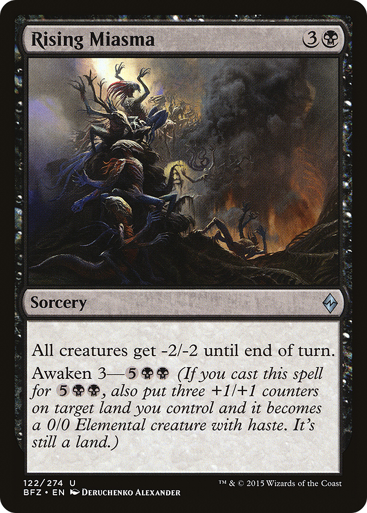 Rising Miasma (BFZ-122) -  Foil