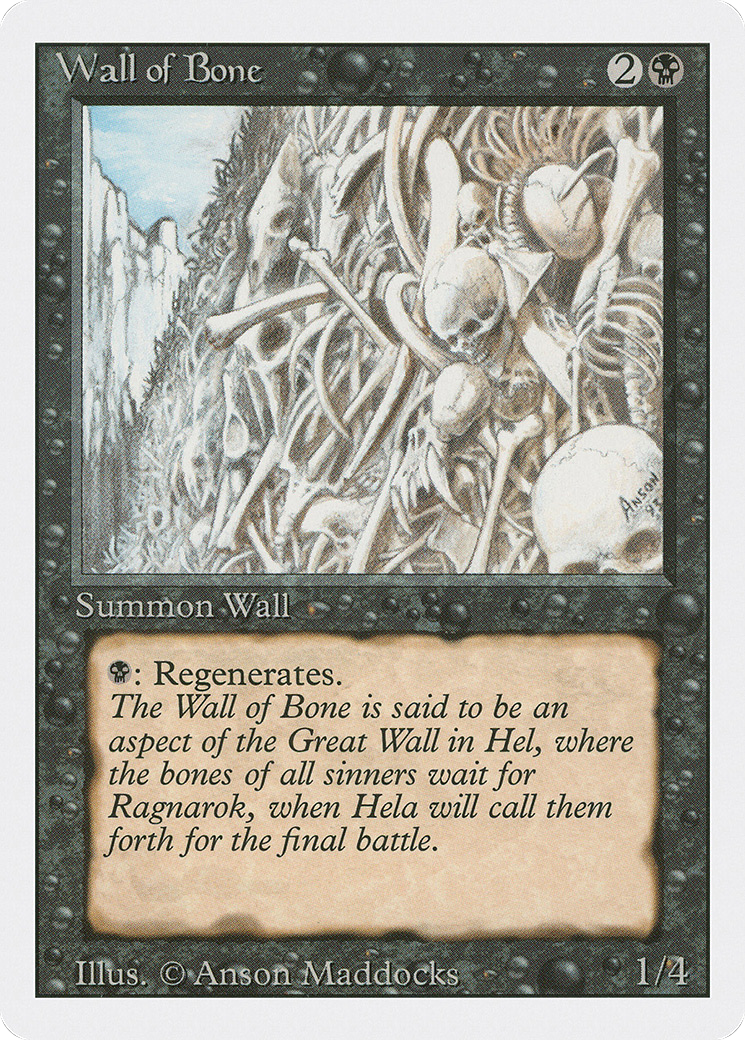 Wall of Bone (3ED-134) -