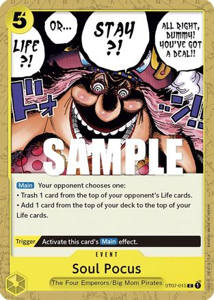 Soul Pocus (ST07-015) - Starter Deck 7: Big Mom Pirates