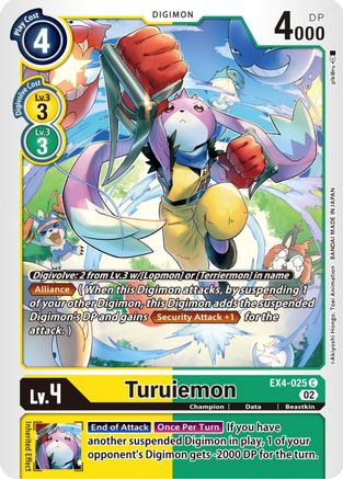 Turuiemon (EX4-025) - Alternative Being Booster