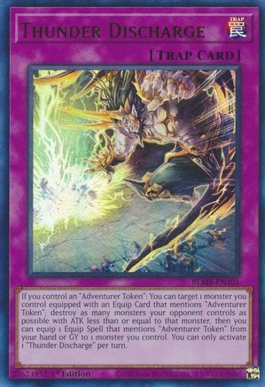 Thunder Discharge (BLMR-EN101) - Battles of Legend: Monstrous Revenge 1st Edition