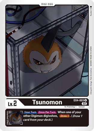 Tsunomon (EX4-003) - Alternative Being Booster