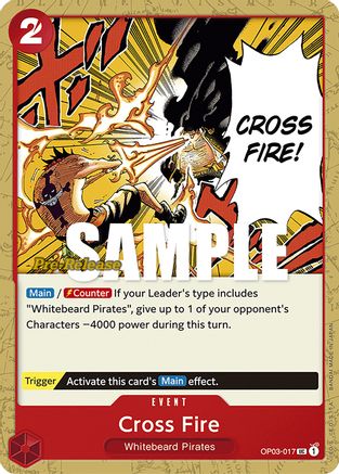 Cross Fire (OP03-017) - Pillars of Strength Pre-Release Cards