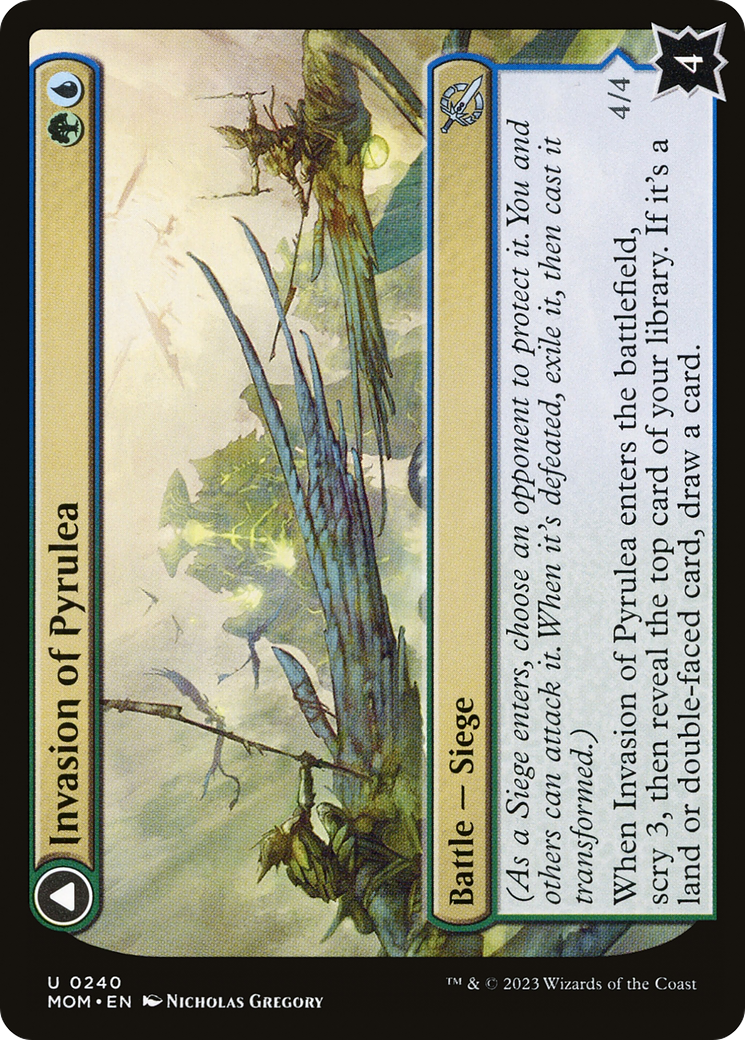 Invasion of Pyrulea // Gargantuan Slabhorn (MOM-240) -  Foil