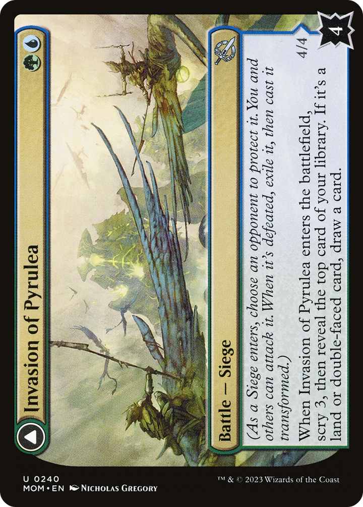 Invasion of Pyrulea // Gargantuan Slabhorn (MOM-240) -  Foil