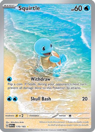 Squirtle - 170/165 170 - Holofoil