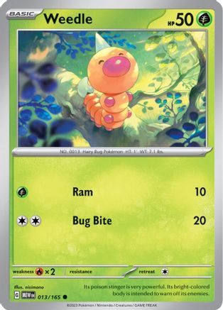 Weedle 13 - Reverse Holofoil