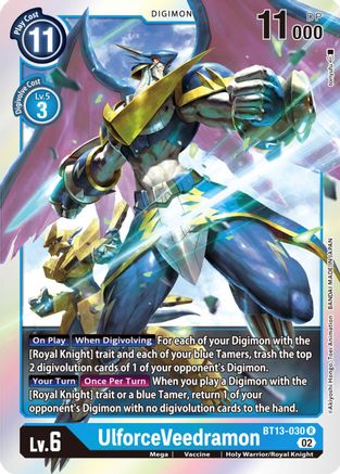 UlforceVeedramon (BT13-030) - Versus Royal Knights Foil