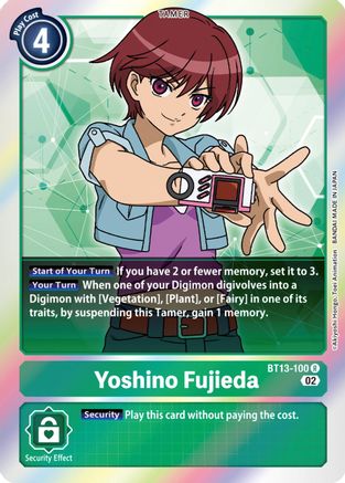 Yoshino Fujieda (BT13-100) - Versus Royal Knights Foil