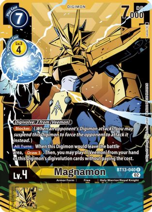 Magnamon (Alternate Art) (BT13-040) - Versus Royal Knights Foil