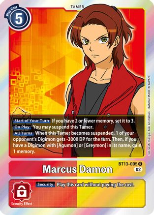 Marcus Damon (BT13-095) - Versus Royal Knights Foil