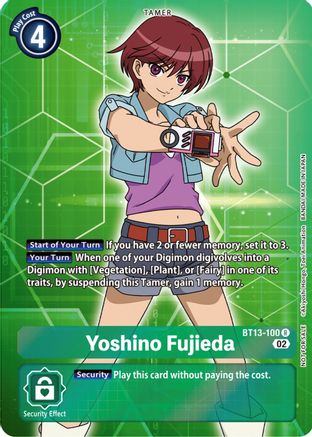 Yoshino Fujieda (Box Topper) (BT13-100) - Versus Royal Knights Foil