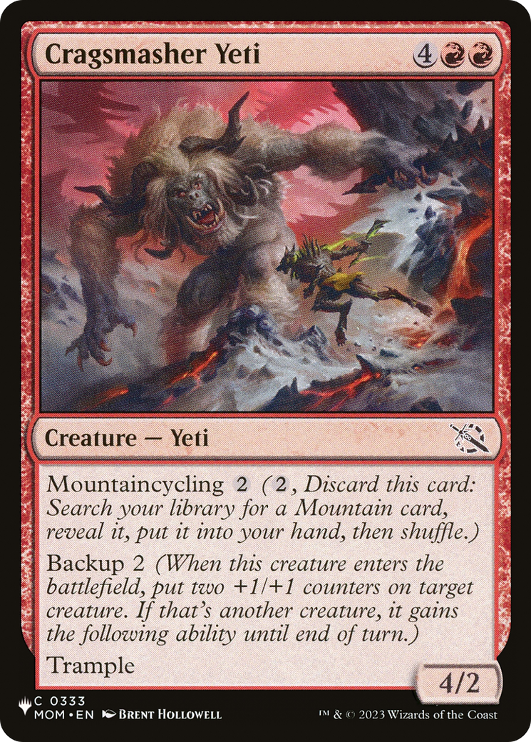 Cragsmasher Yeti (LIST-MOM-333) -