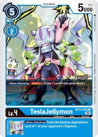 TeslaJellymon (BT13-026) - Versus Royal Knights