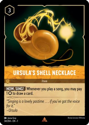 Ursula's Shell Necklace (34/204) - The First Chapter Cold Foil