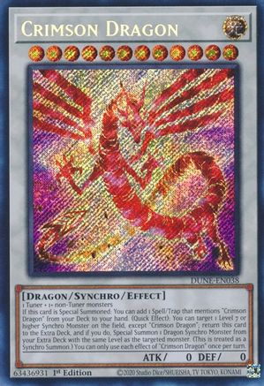 Crimson Dragon (DUNE-EN038) - Duelist Nexus 1st Edition